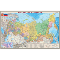 Офисная настенная карта РФ