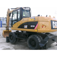 Аренда колесного экскаватора CAT 318 в СПб